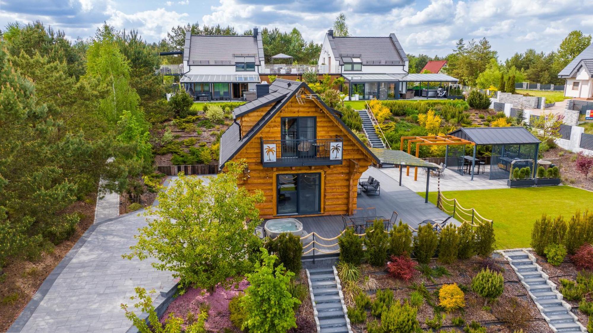 Palmowe Wzgorze Skoszewo - Domek Gorny Exteriör bild